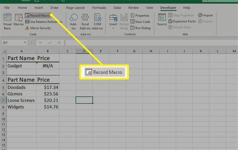 excel online macros|Quick start: Create a macro .